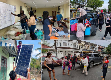 Spirit of service inspires immediate response to floods in Malaysia